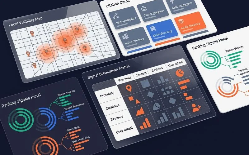 Comparison matrix for local SEO and traditional SEO signals