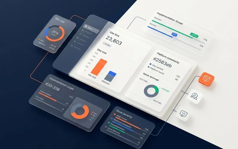 Technical audit cost factor infographic