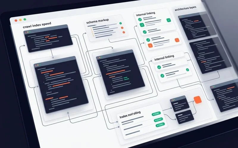 Technical SEO audit checklist infographic