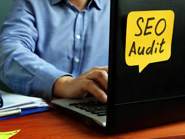 SEO specialist running a technical site audit to find crawl and speed issues