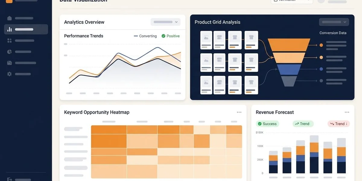 Category and product page demand mapping for Malaysian e-commerce store showing commercial intent grouped by margin and conversion data
