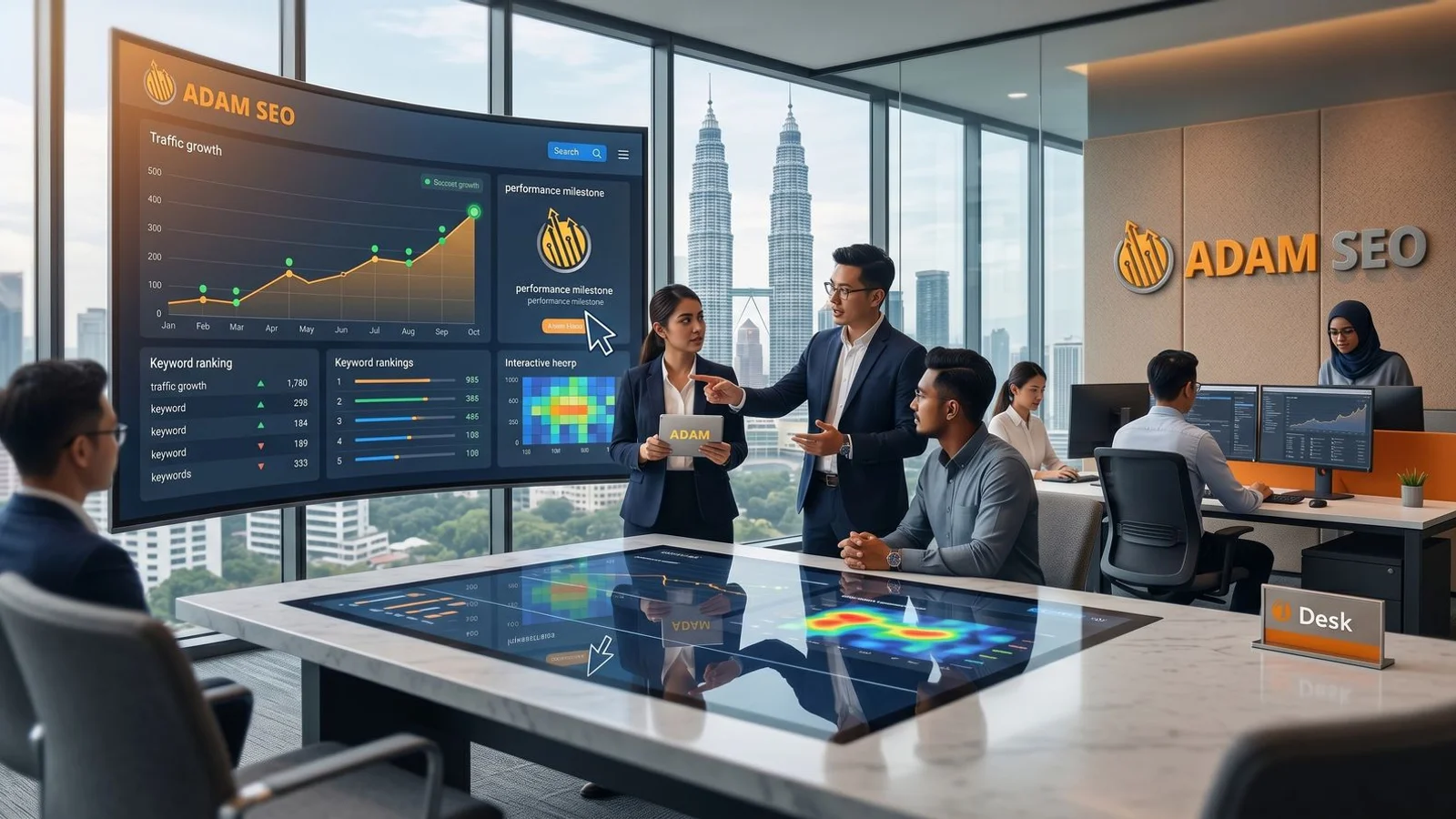 Adam SEO headquarters at Mont Kiara Premier Suites in Kuala Lumpur